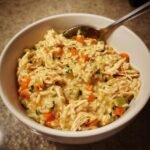 Healthy Crockpot Chicken and Rice (Protein-Packed)