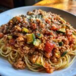 Healthy Crockpot Spaghetti