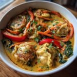 Healthy Easy Thai Red Curry Dumpling Soup