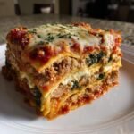 Healthy Festive Layered Lasagna