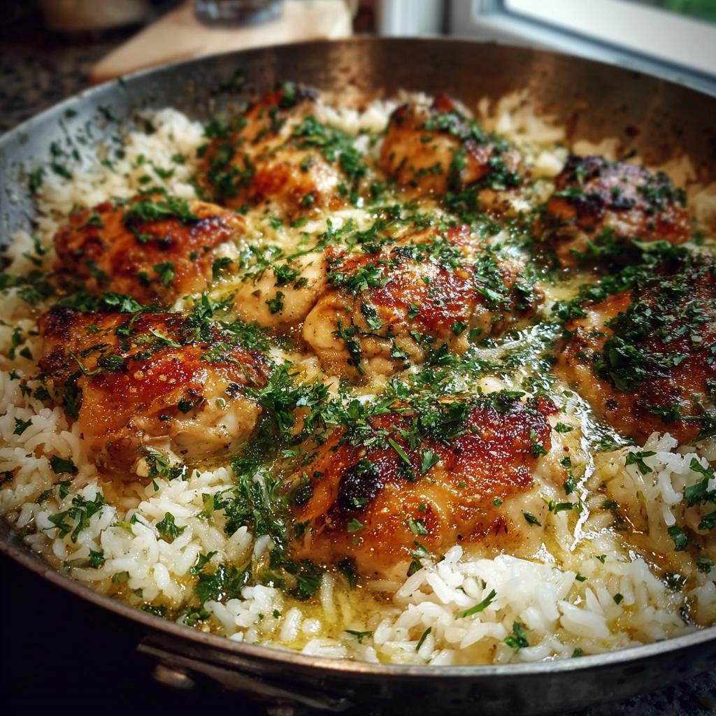 Healthy Garlic Butter Chicken Casserole: 25-Minute Comfort Food Magic 4 Healthy Garlic Butter Chicken and Rice Casserole - detail 1