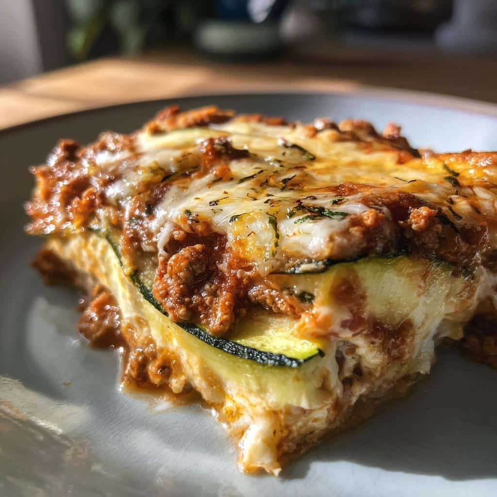 Healthy Gluten Free Zucchini Lasagna - detail 1