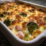 Healthy Ham & Broccoli au Gratin