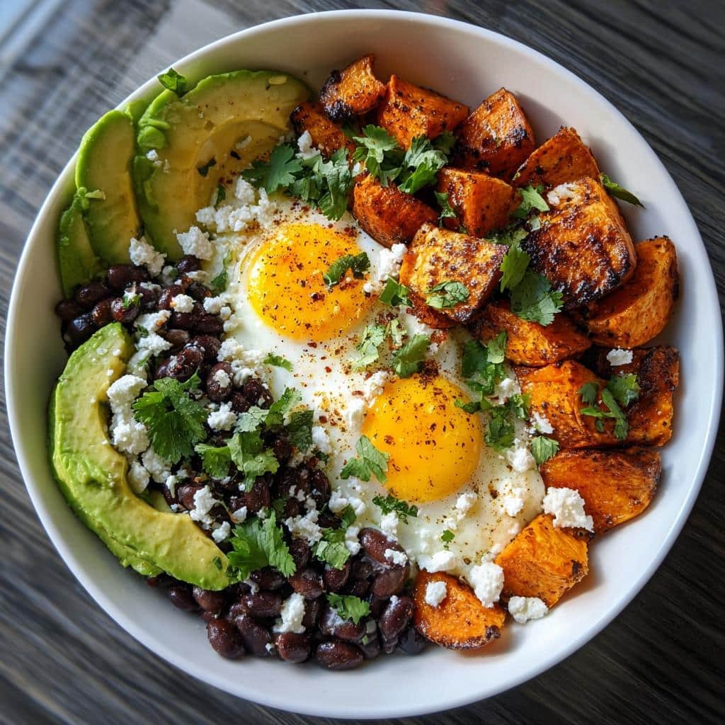 Healthy  High-Protein Sweet Potato Breakfast Bowls - detail 1