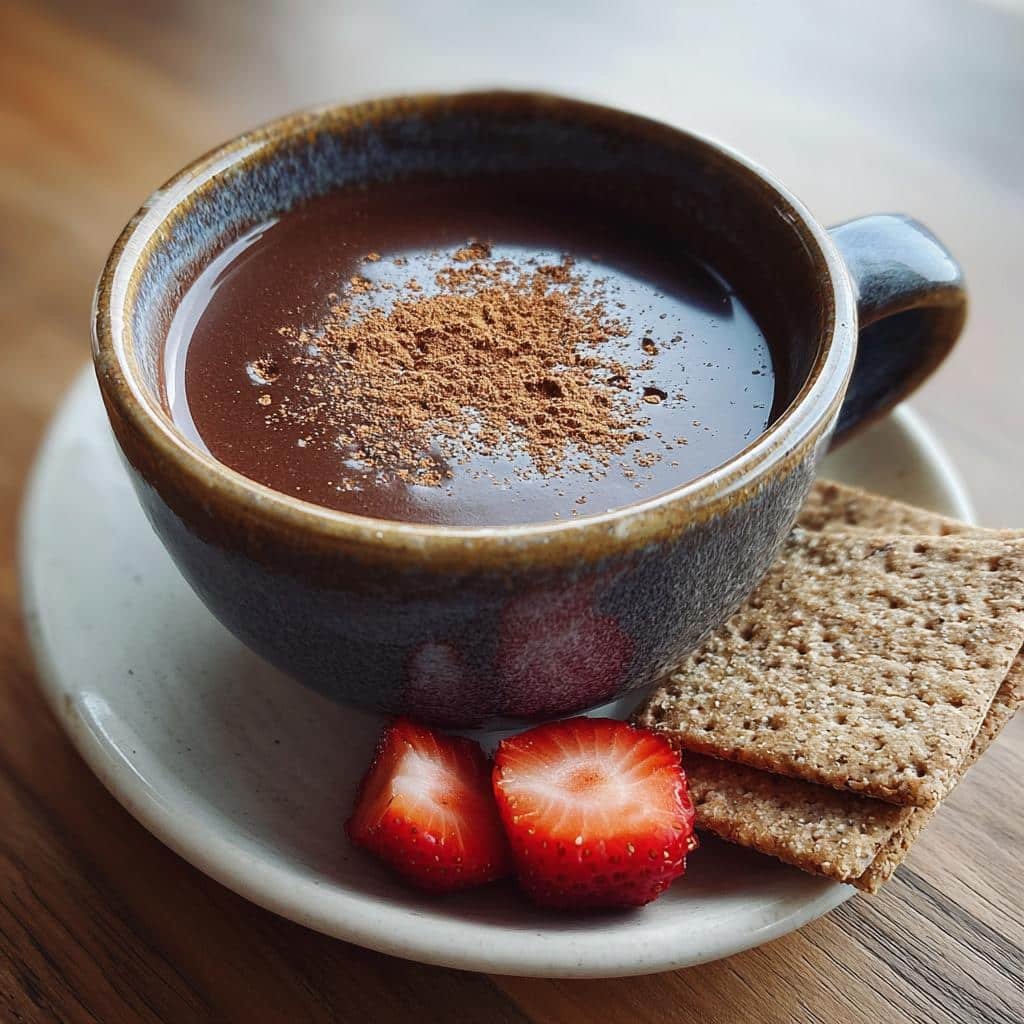 Healthy Hot Cocoa Dip - detail 1