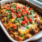 Healthy Low-Carb Cauliflower Rice Taco Casserole