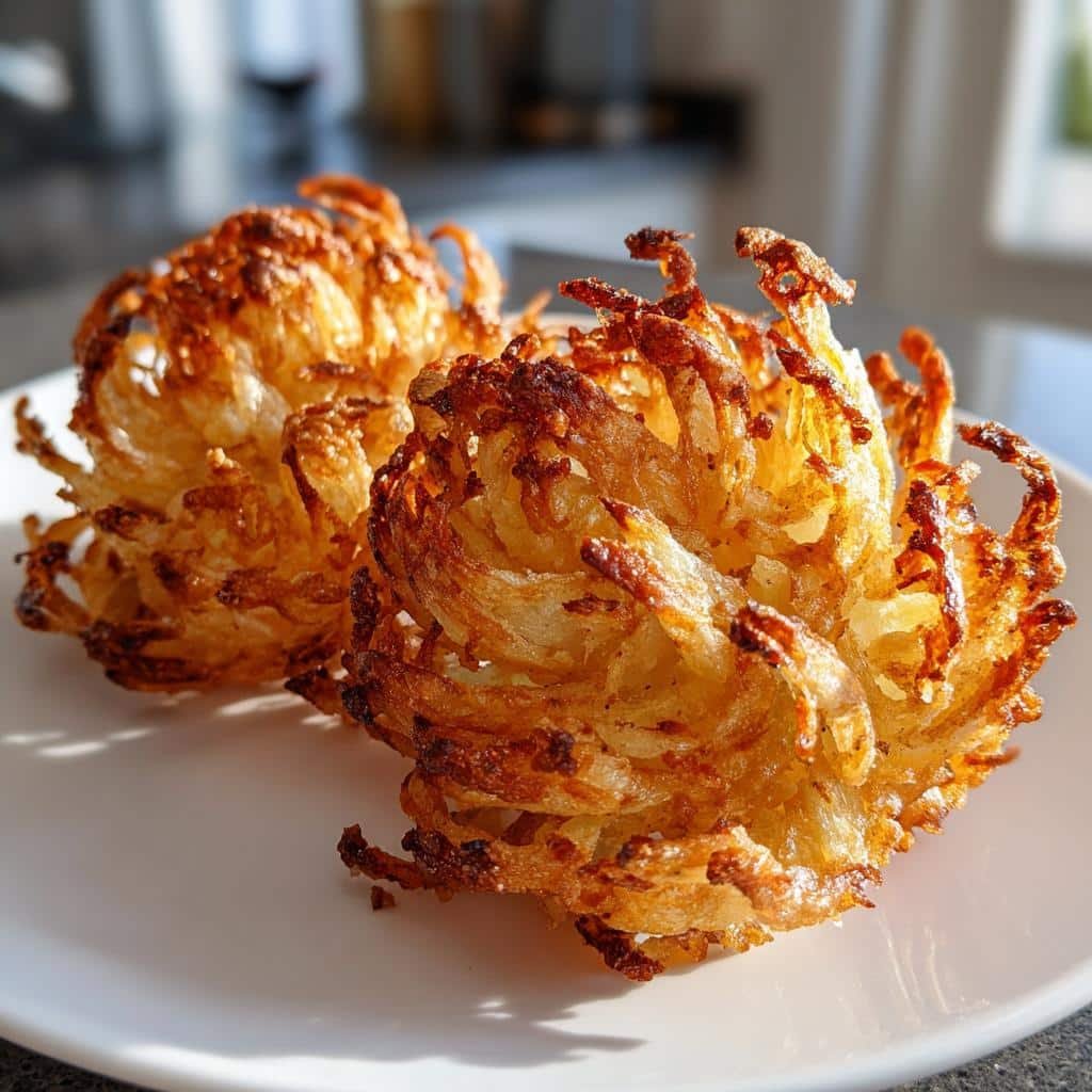 Healthy Mini Air Fryer Blooming Onions
