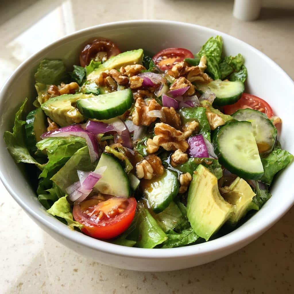 Healthy Paleo Salad Bowl - detail 1