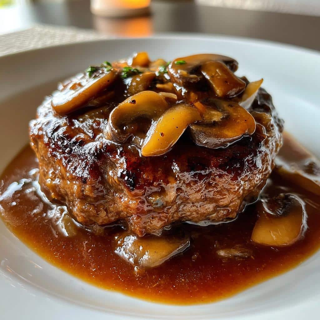 Healthy Smothered Hamburger Steak Magic