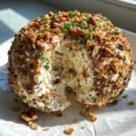Healthy Sweet-Heat Pepper Jelly Cheese Ball with Cheddar