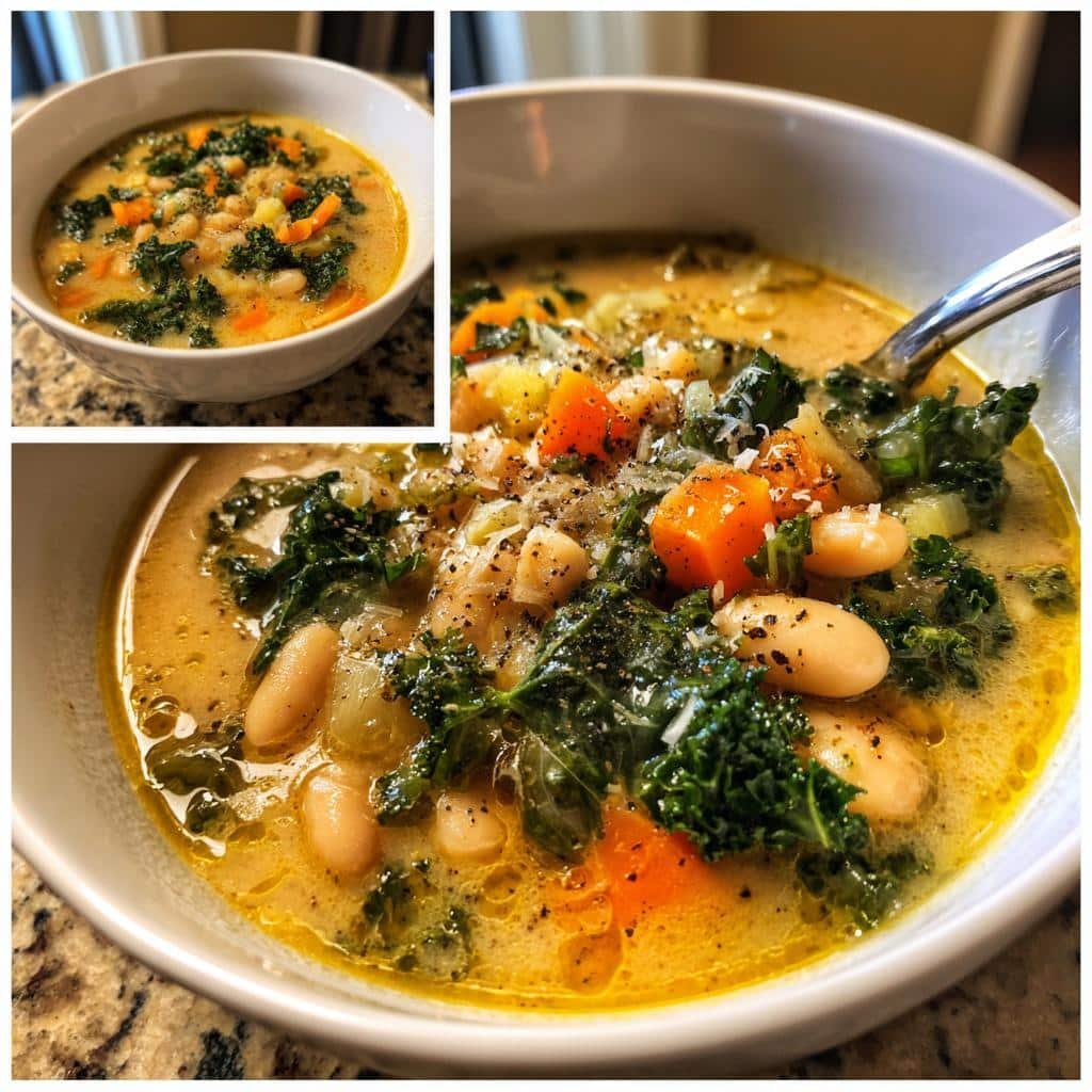 Healthy Tuscan White Bean Soup