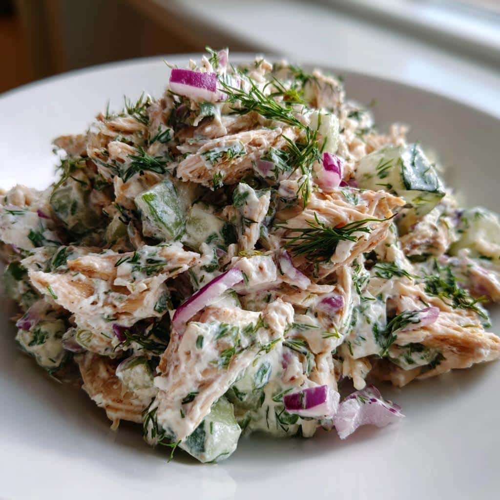 Healthy Tzatziki Chicken Salad