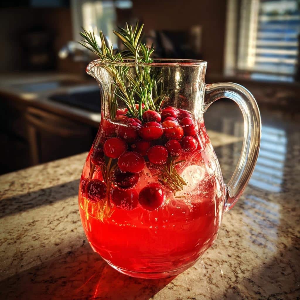 Healthy big batch thanksgiving cocktails - detail 1