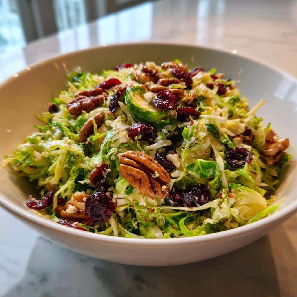 15-Minute Healthy Brussel Sprout Salad Thanksgiving Delight 4 Healthy brussel sprout salad thanksgiving - detail 1