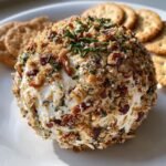 Healthy cheese ball thanksgiving