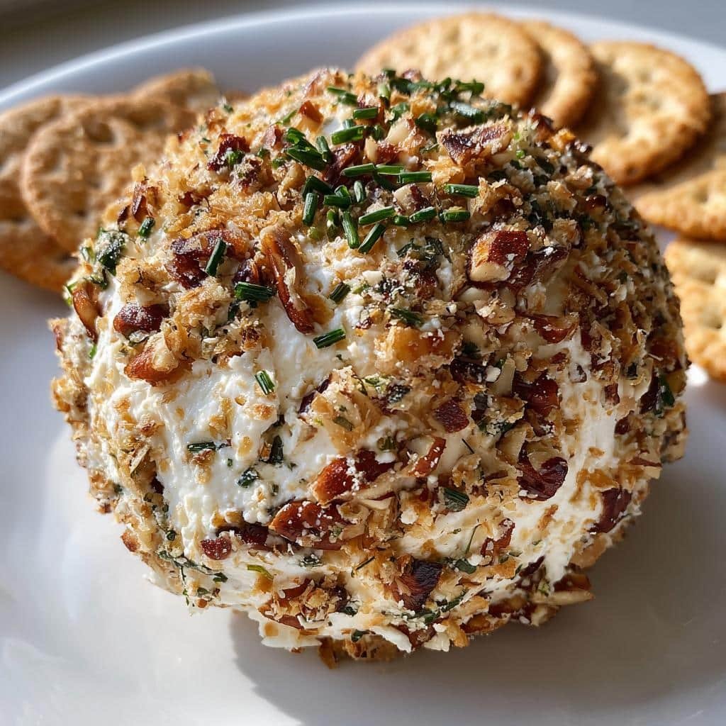 Healthy cheese ball thanksgiving