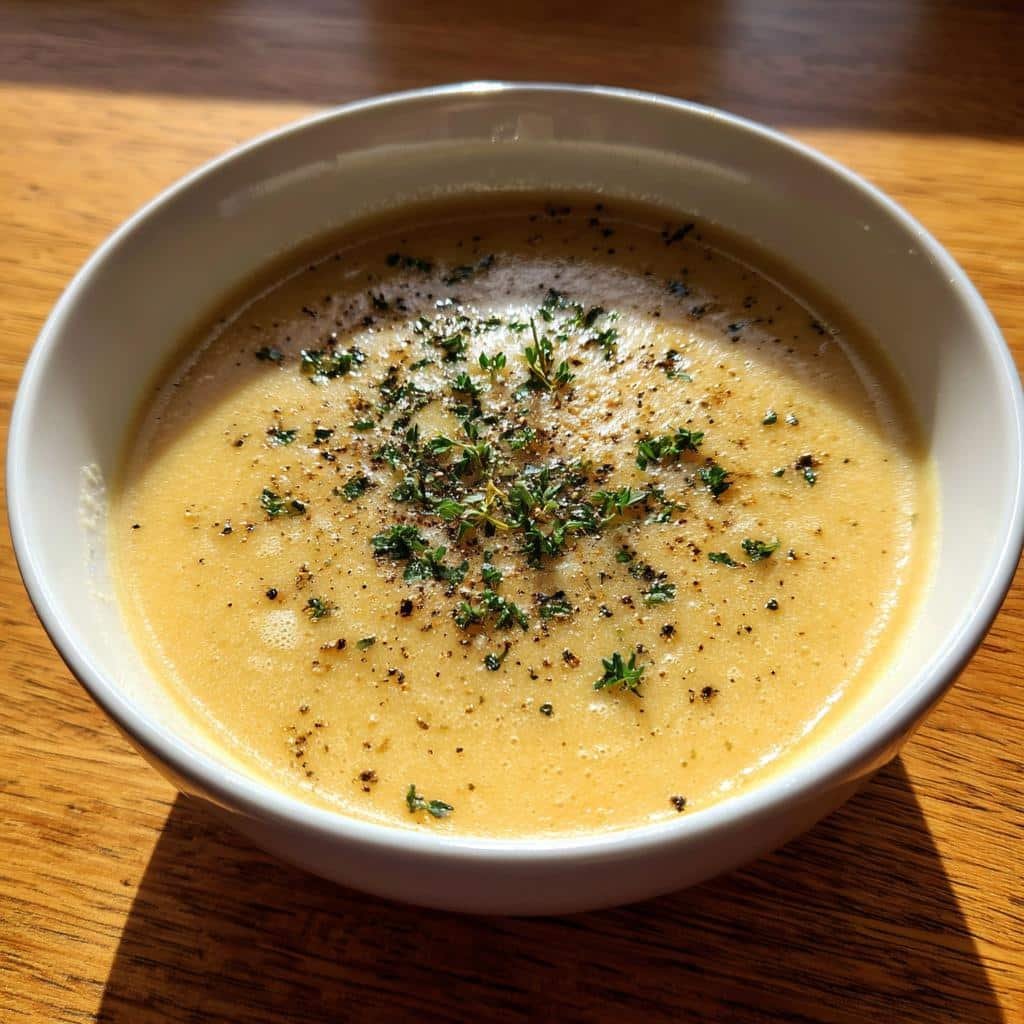 Healthy christmas Creamy Potato Soup