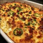 Healthy christmas Keto Jalapeño Popper Casserole