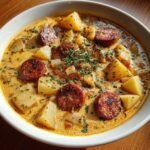 Healthy christmas Kielbasa Potato Soup
