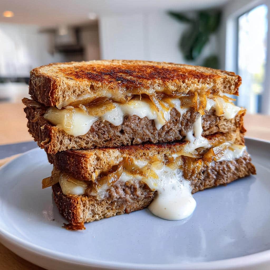 Healthy christmas Patty Melts with Secret Sauce - detail 1