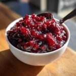 Healthy cranberry chutney recipe thanksgiving