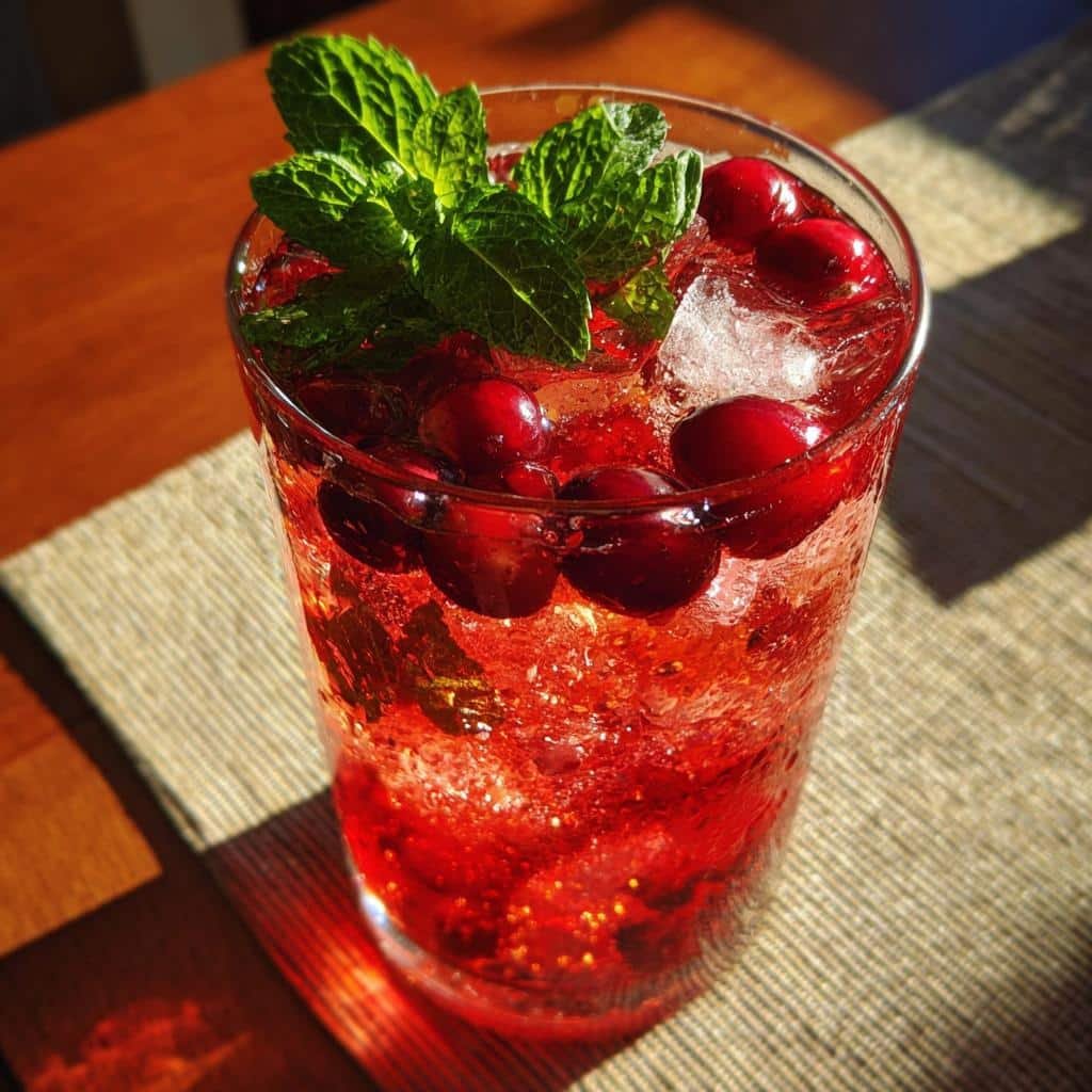Healthy cranberry cocktails thanksgiving - detail 1