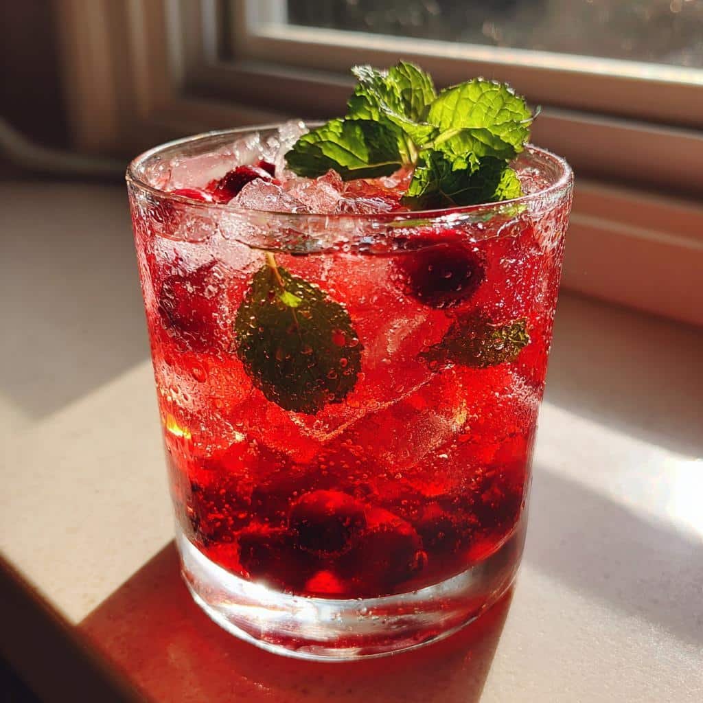 Healthy cranberry cocktails thanksgiving