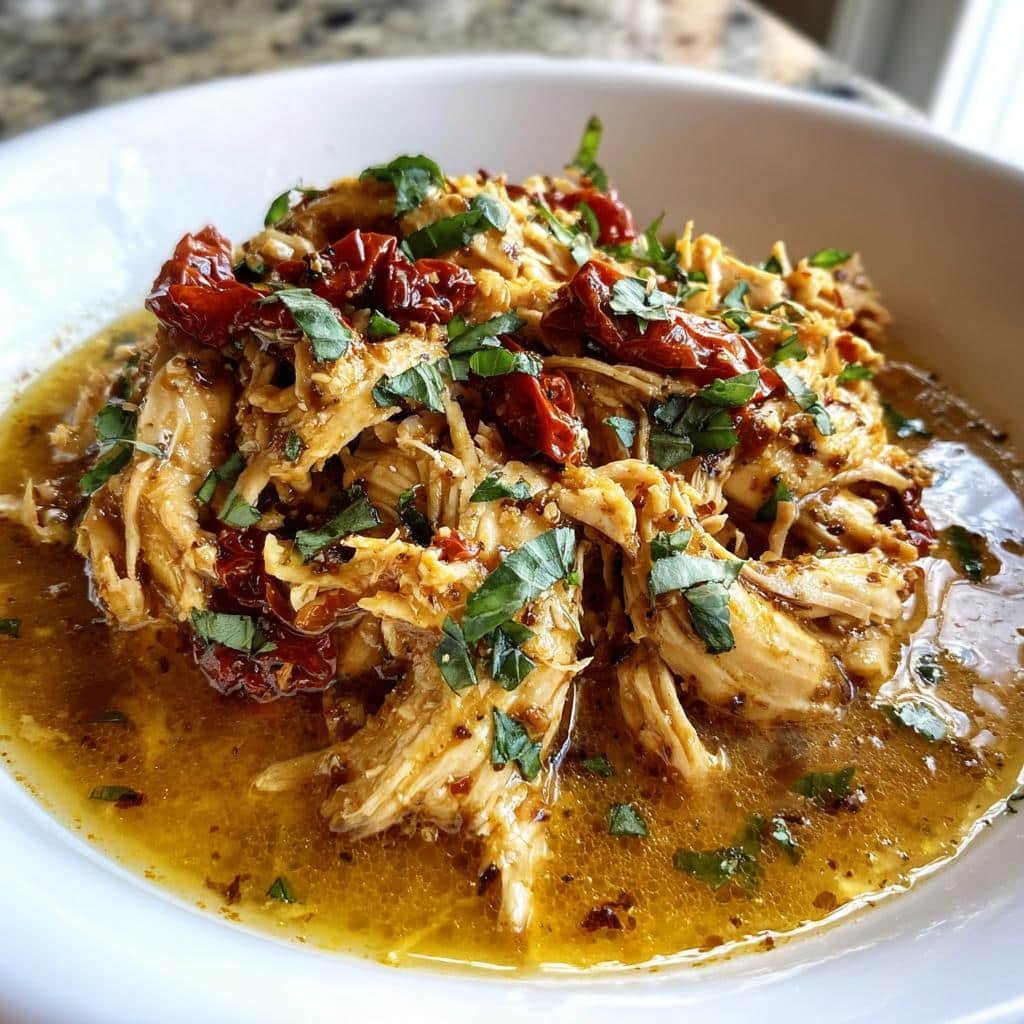 Healthy crockpot Marry Me Chicken - detail 1