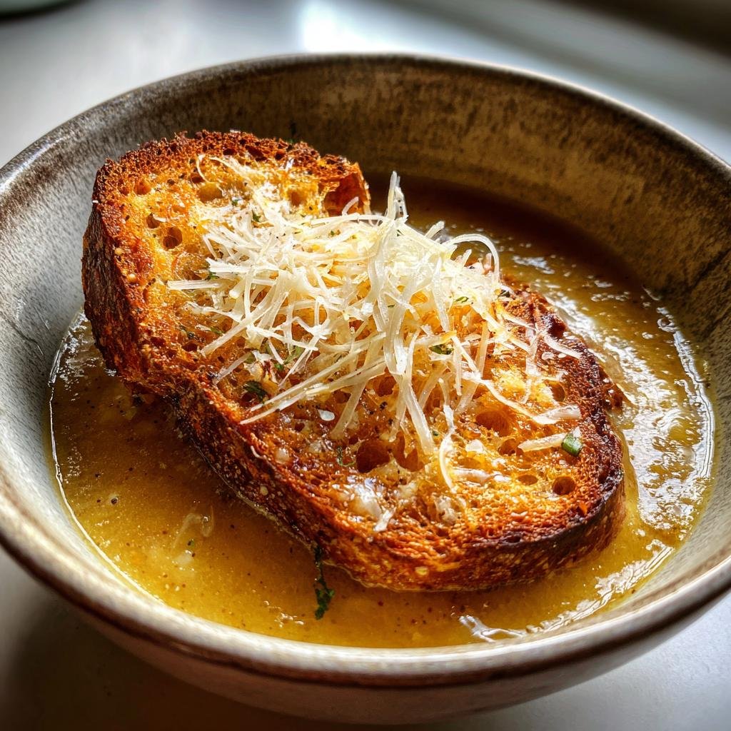 Healthy thanksgiving Country French Garlic Soup