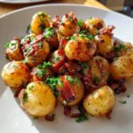 Healthy thanksgiving Honey Bacon Roasted Potatoes