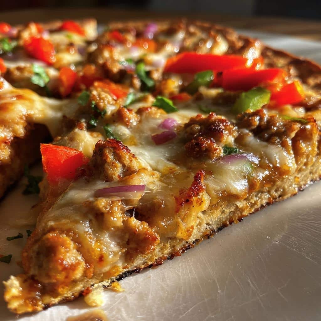 Healthy thanksgiving Meat Lovers Pizza Tacos - detail 1