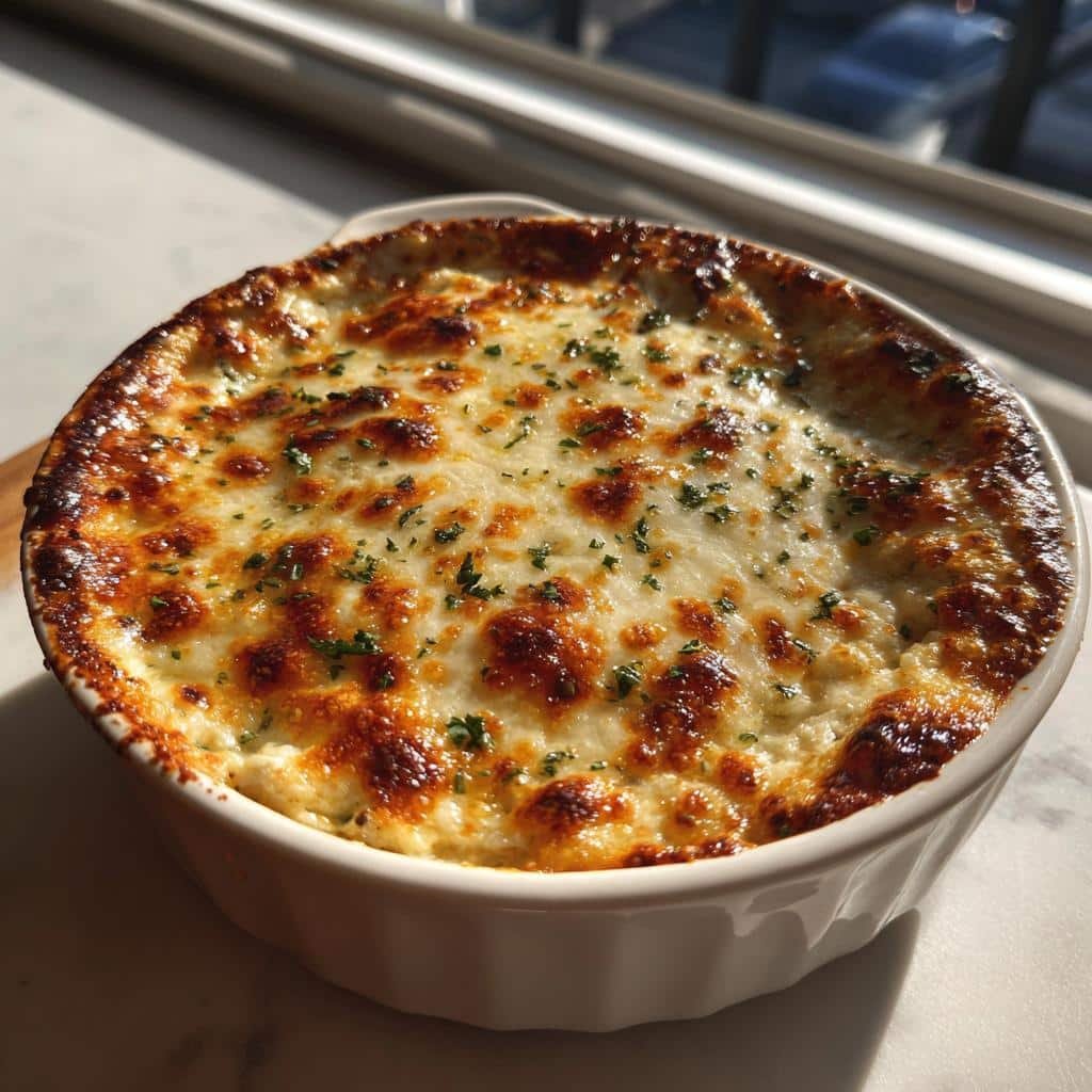 Healthy thanksgiving Stuffed Mushroom Dip