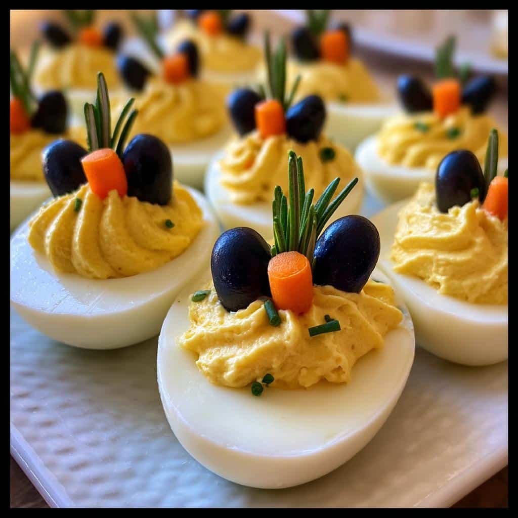 Healthy thanksgiving deviled eggs turkey - detail 1