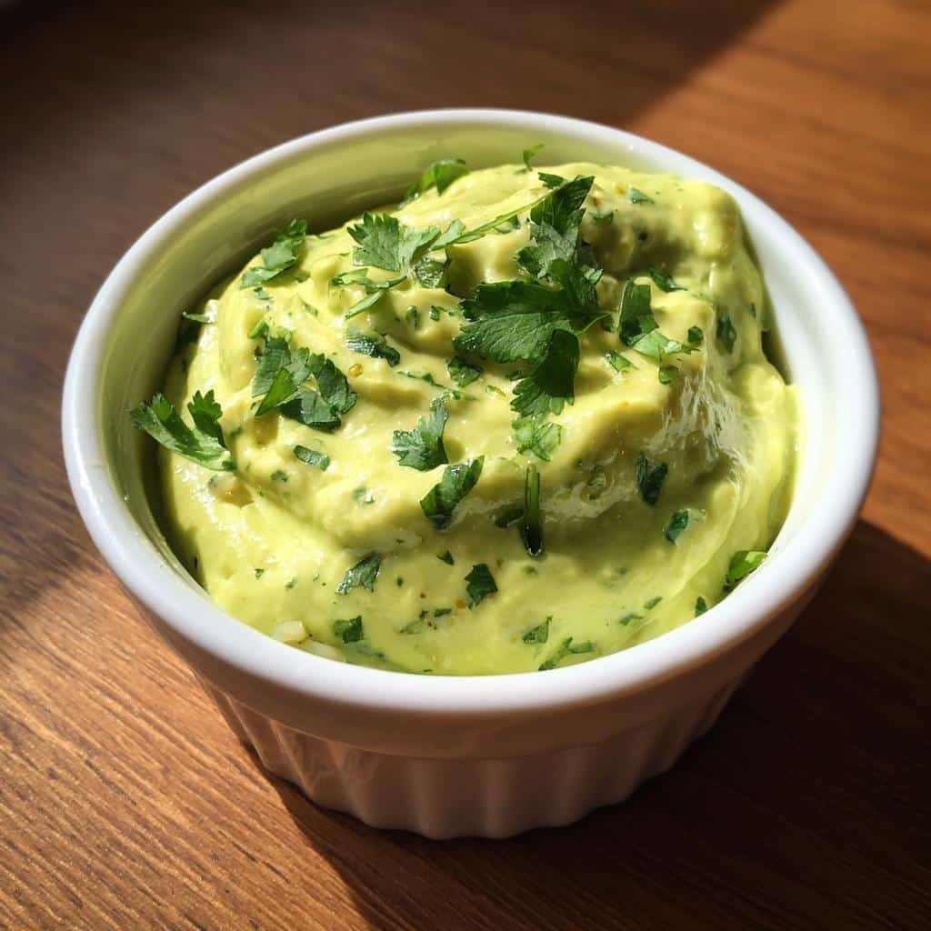 Thanksgiving Healthy Avocado Mayo Dip