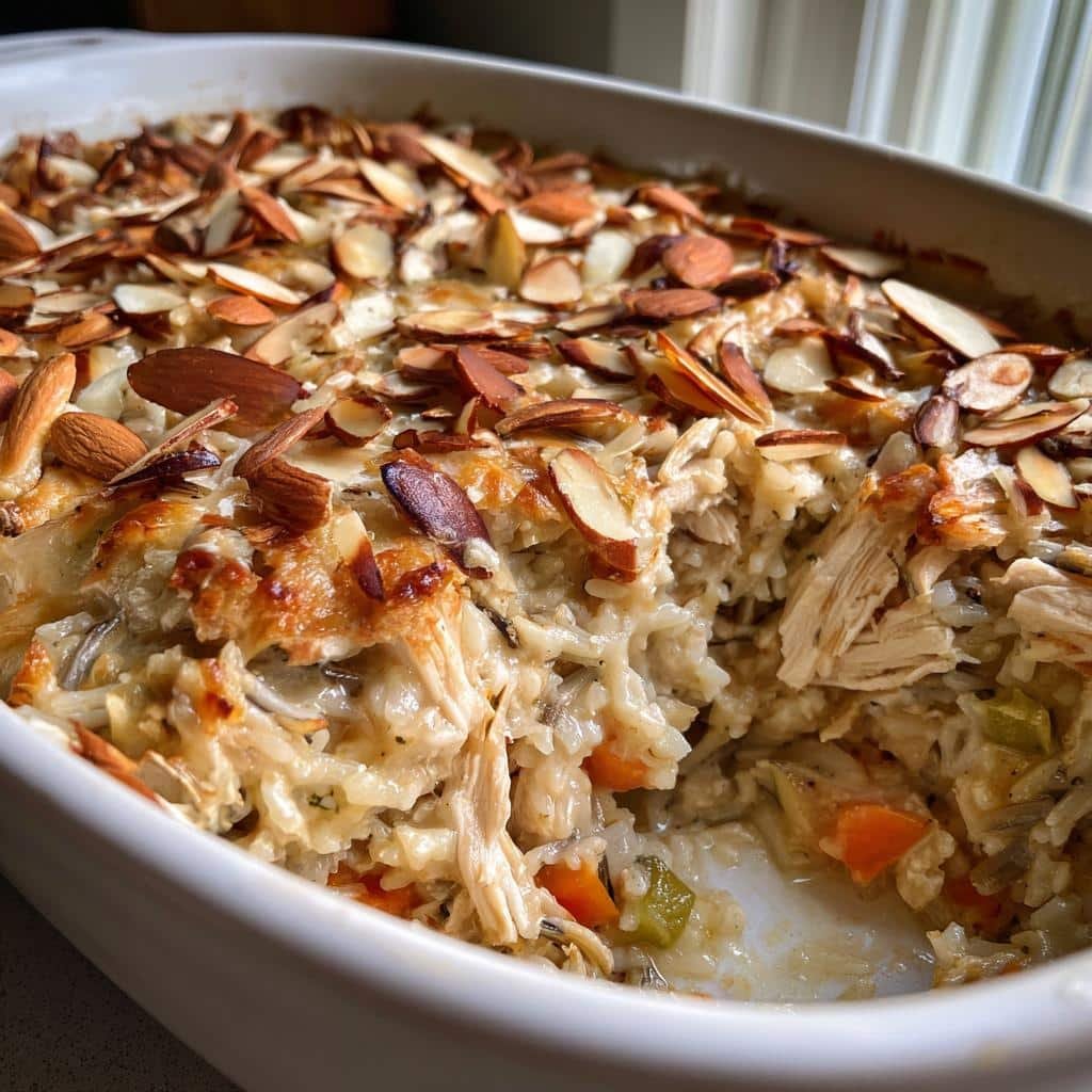 Thanksgiving Healthy Chicken & Wild Rice Casserole (Classic)