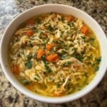 Thanksgiving Healthy Greek Lemon Chicken Orzo Soup