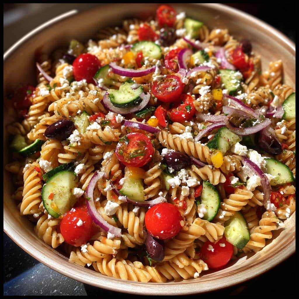 Thanksgiving Healthy Pasta Salad