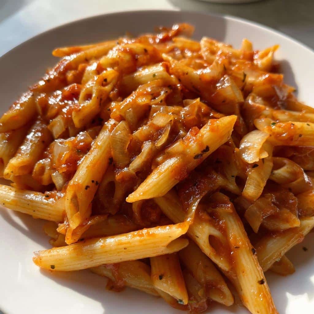 Thanksgiving Healthy Red Lentil Pasta with Tomato Sauce