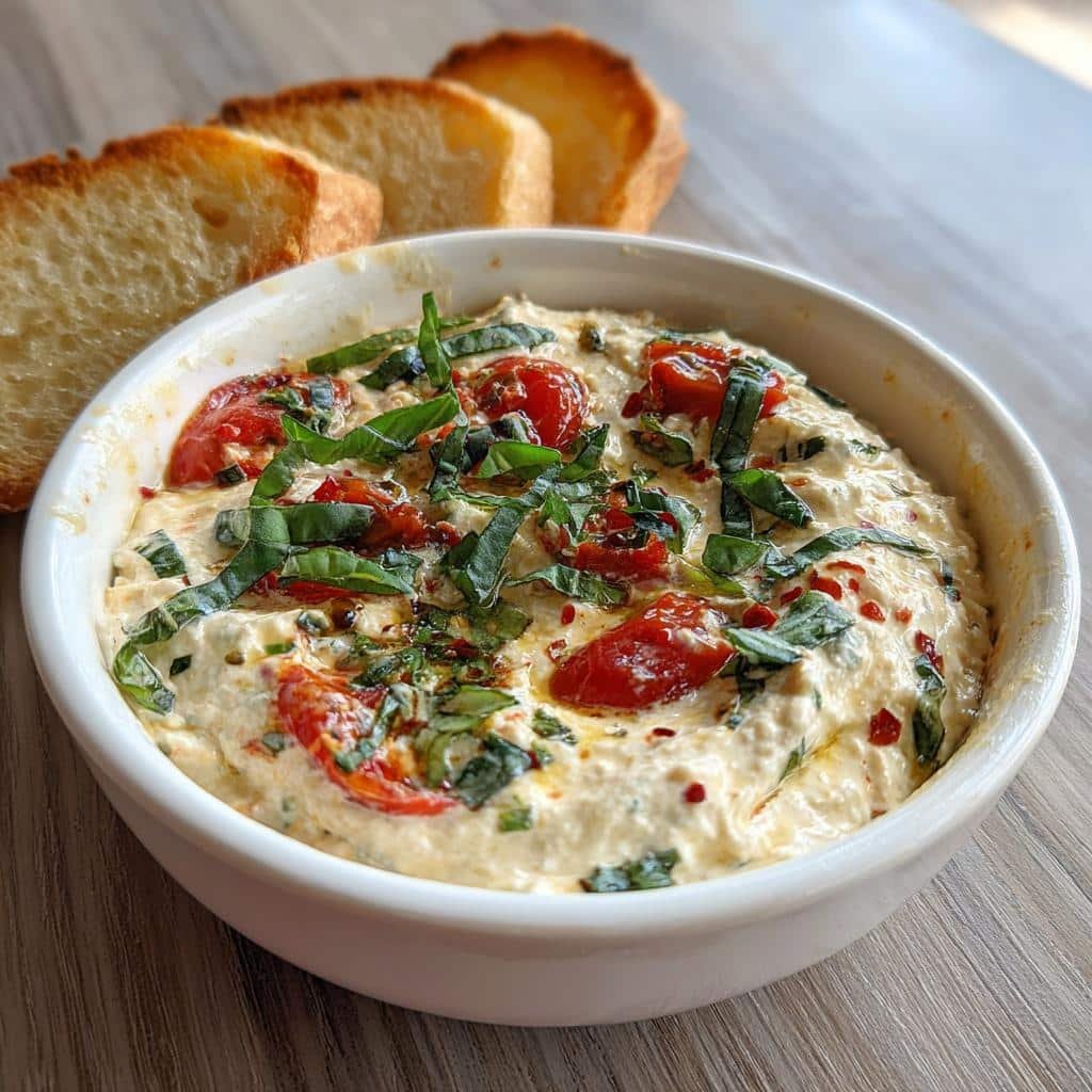 ThinksHealthy Creamy Bruschetta Dip