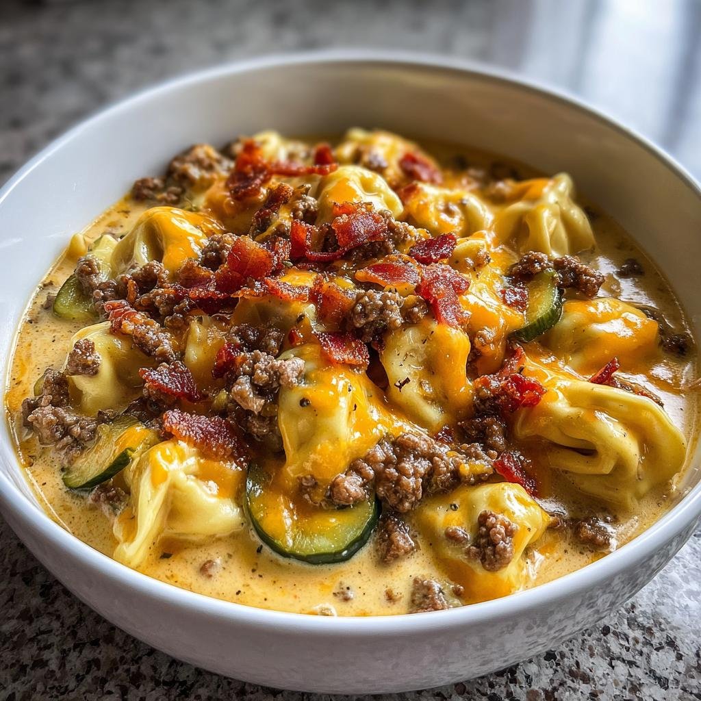 Bacon Cheeseburger Tortellini