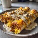 Breakfast Enchiladas and Sausage Gravy