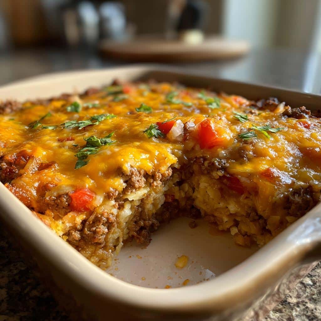 Cabbage & Ground Beef Casserole