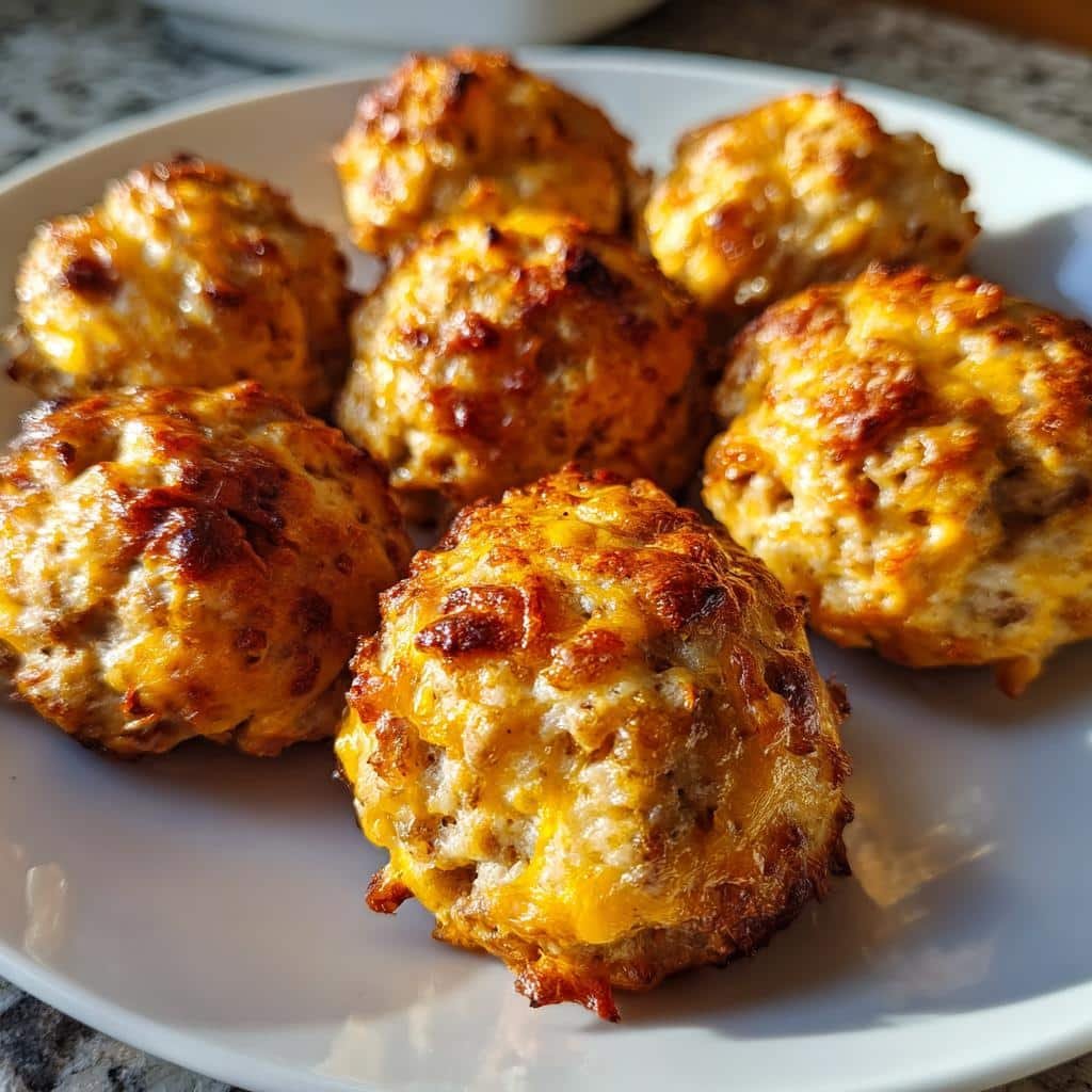 4-Ingredient Cheddar Bay Sausage Balls Recipe to Die For 4 Cheddar Bay Sausage Balls - detail 1