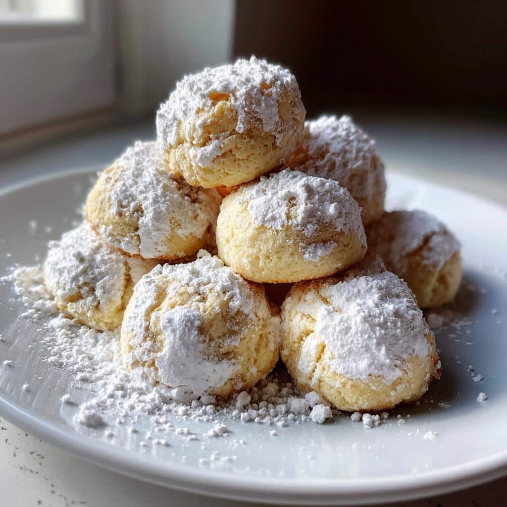 Christmas Healthy 5-Ingredient Snowball Cookies - detail 1