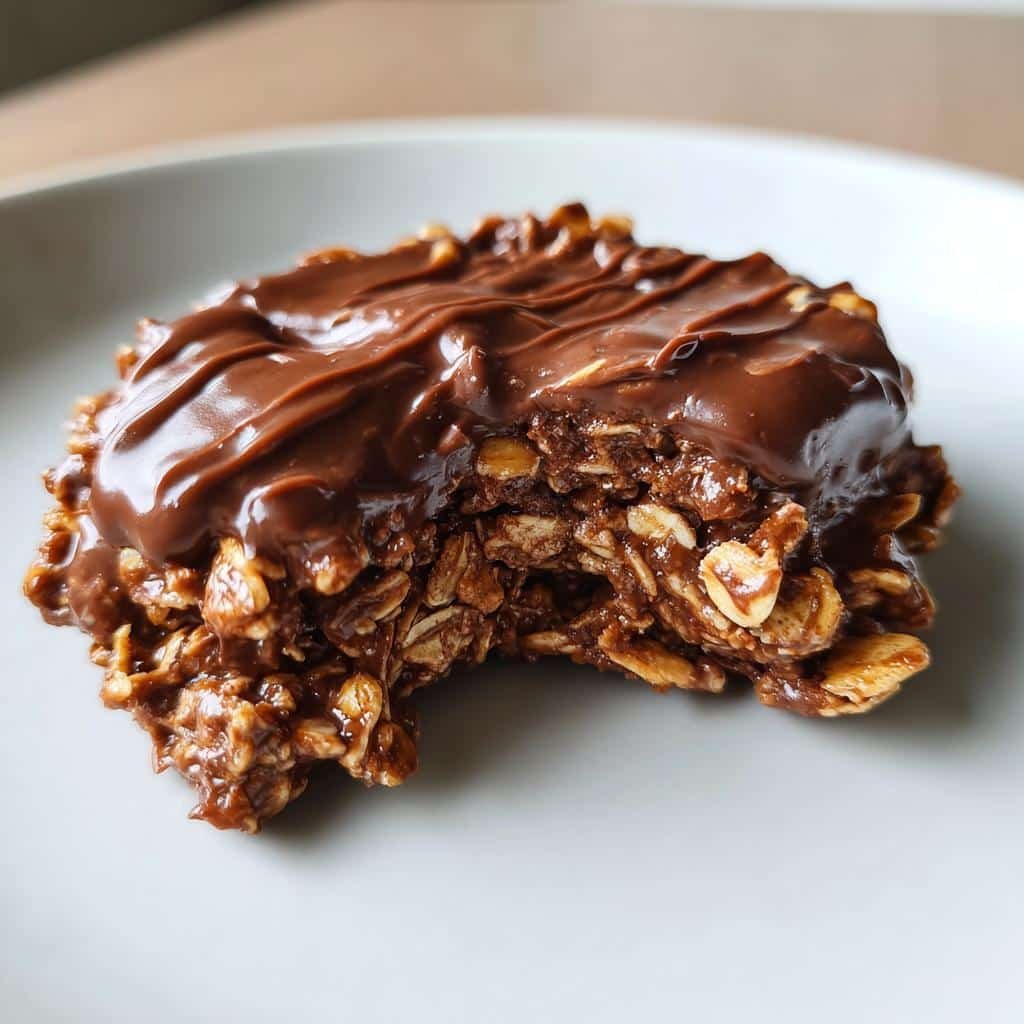 Christmas Healthy Nutella No-Bake Cookies - detail 1