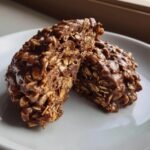 Christmas Healthy Nutella No-Bake Cookies