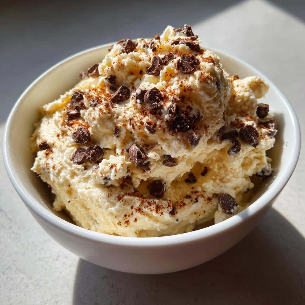 Christmas healthy Cottage Cheese Cookie Dough - detail 1