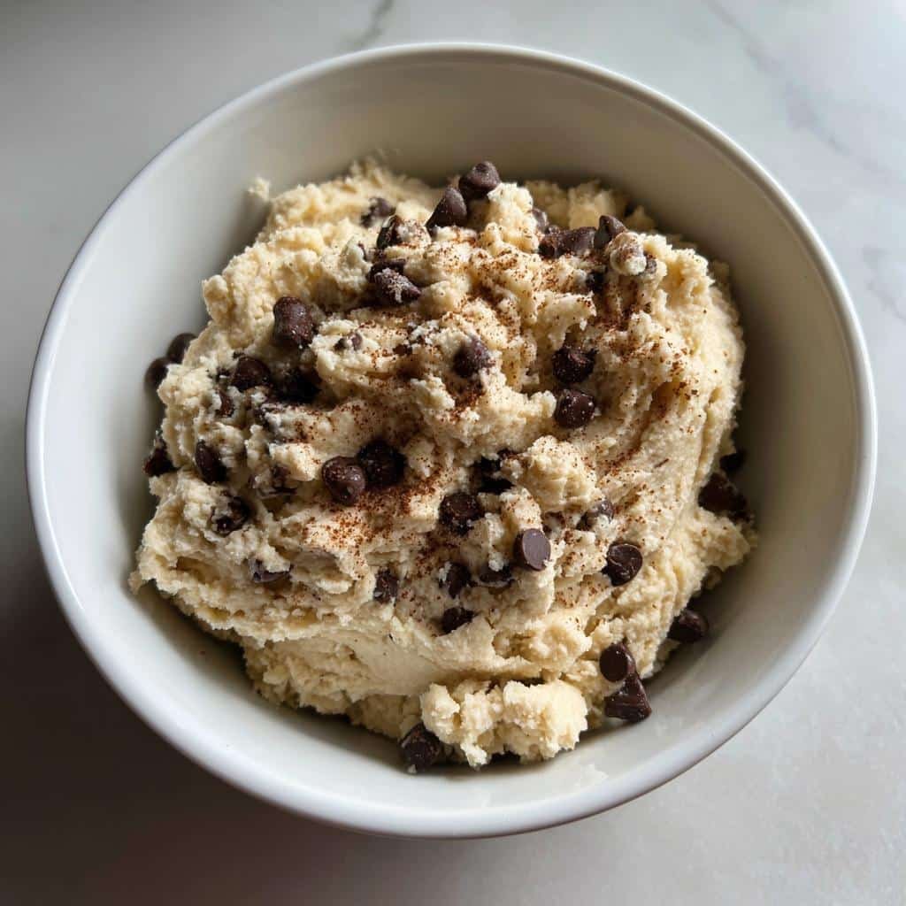 Christmas healthy Cottage Cheese Cookie Dough