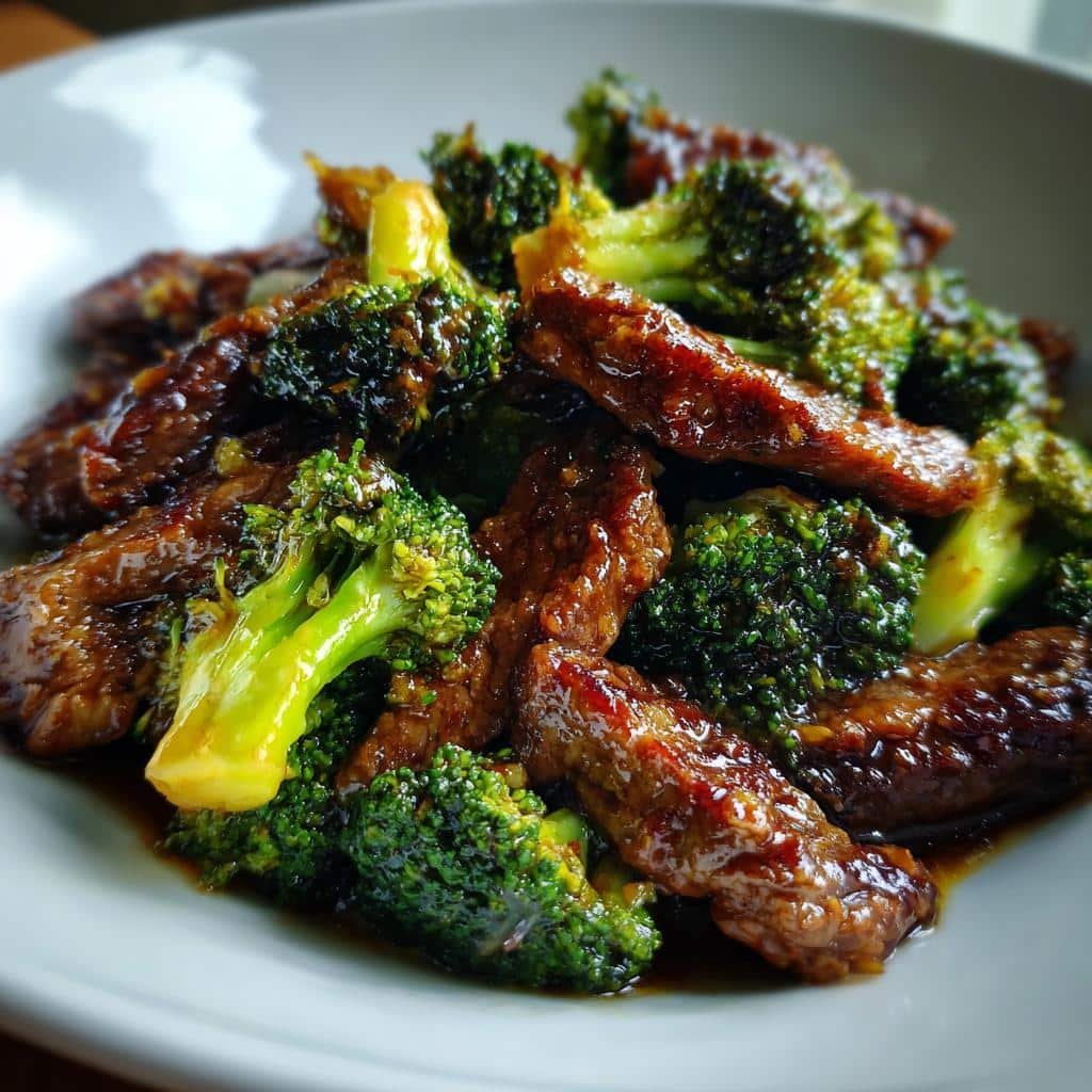 Christmas healthy dinner Crockpot Beef & Broccoli - detail 1