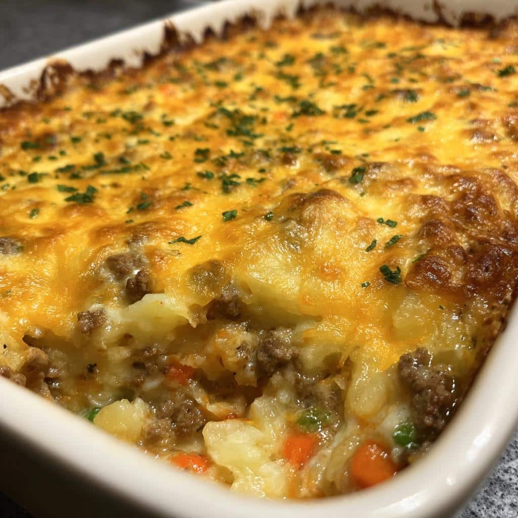 Christmas healthy dinner Poor Man's Casserole (Nostalgia + Healthy) - detail 1